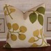 Decorative Pillow Cover: Richloom Lola 18 X 18 Linen Blend Accent throw Pillow Cover in Ginko
