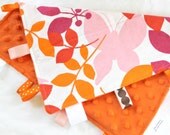Ribbon Lovey, Tropical Flowers, Baby Girl, Bright, Monogramming Available