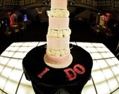 WEDDING Wooden Letters - I DO - Set of 3 - Your Choice of Colors