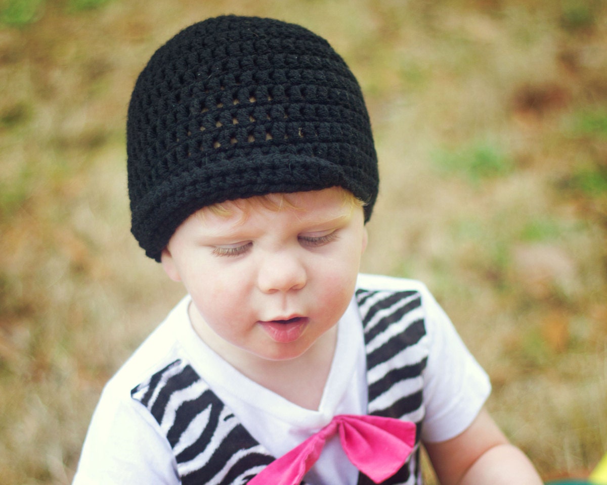 Simple Newsboy Beanie Crochet Pattern