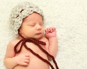 Chunky Baby Bonnet Crochet Pattern for Boy and Girl
