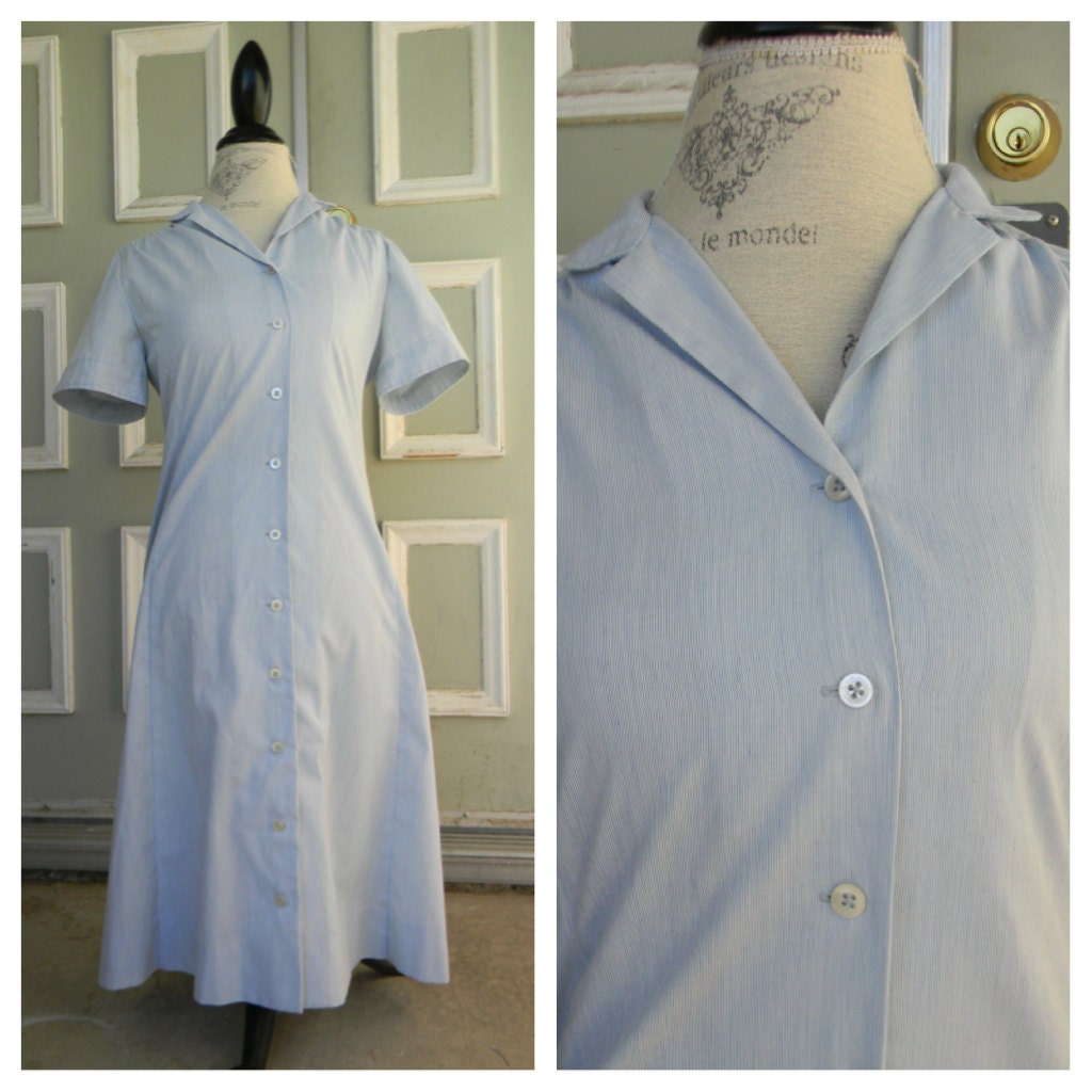 60s // BUTTON UP DRESS