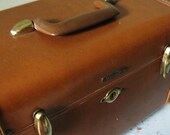 SALE...1950's Vintage Make Up Train Case