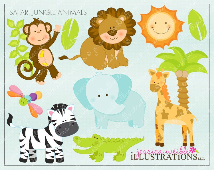 jungle animals clipart pictures - photo #50