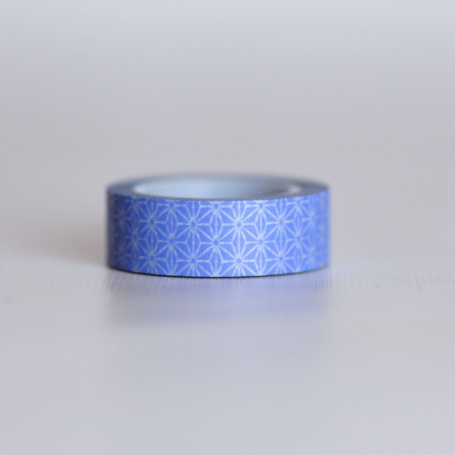 Retro Blue Washi Tape-  Single Roll 10 mm