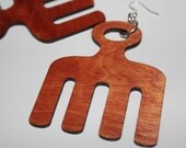 THICK AFRO PICKS - Wood