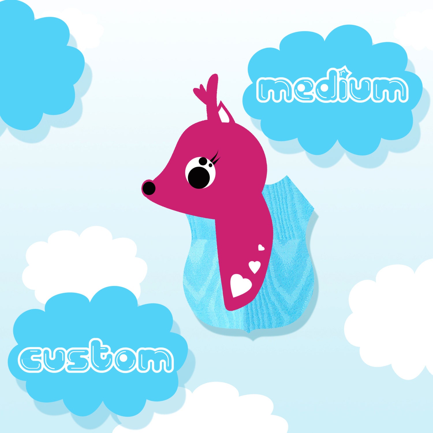 Your Medium Custom Faux Taxidermy- choice of animal