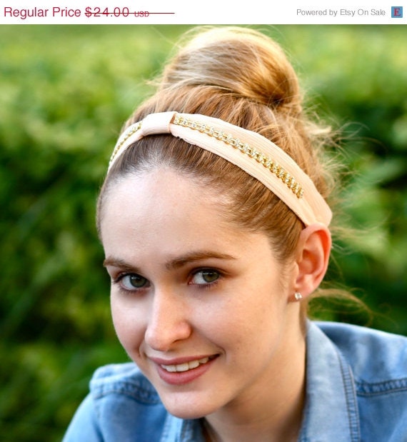 25% OFF Pink Turban headband with rhinestones