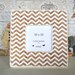 Faux Wood Chevron Frame