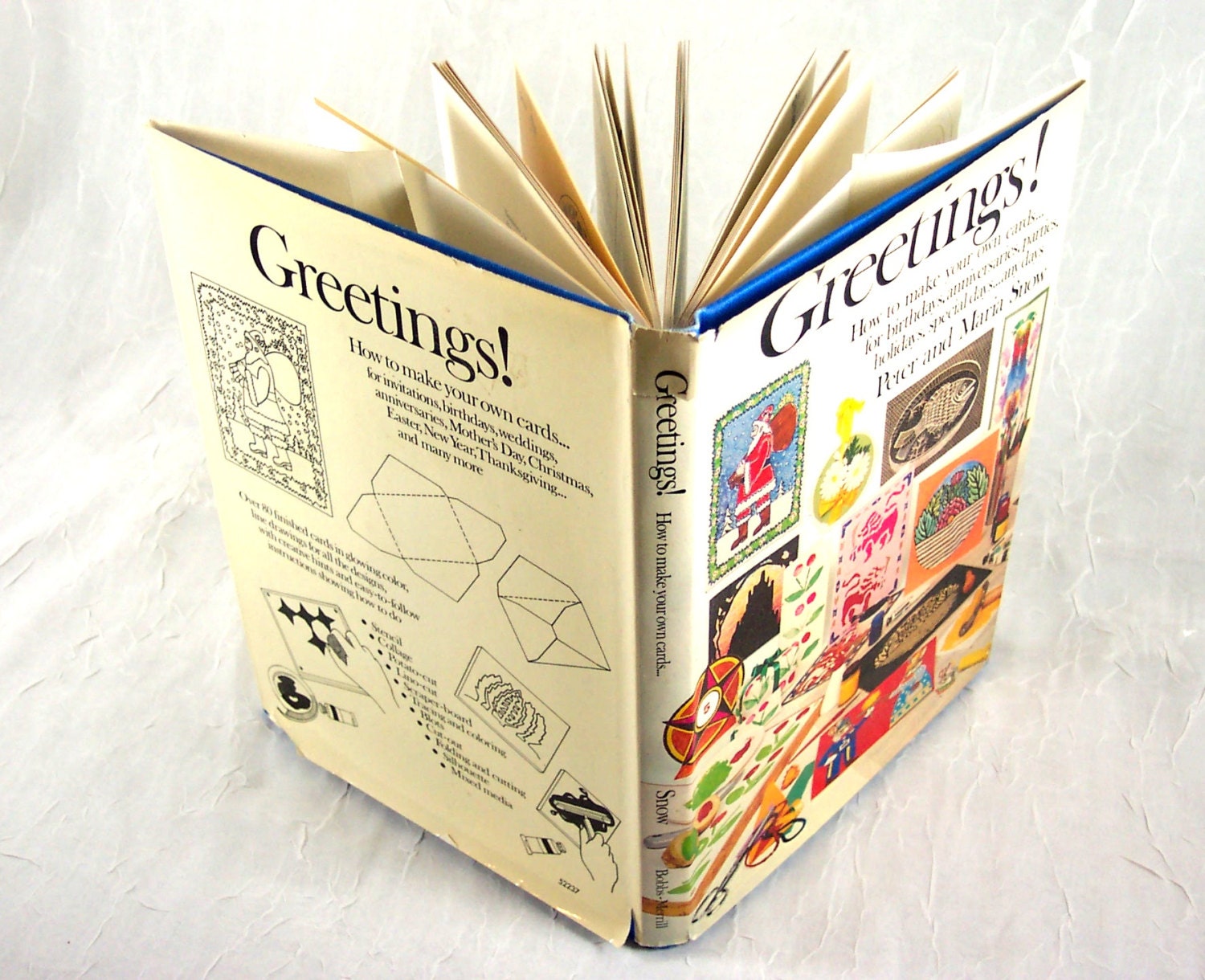 Book "Greetings" How to Make Your Own Cards by Peter and Maria Snow
