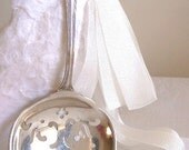 Vintage sugar sifter spoon Thos. Long Co.
