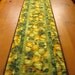 CUSTOM Pears Table Runner and Pot Holders