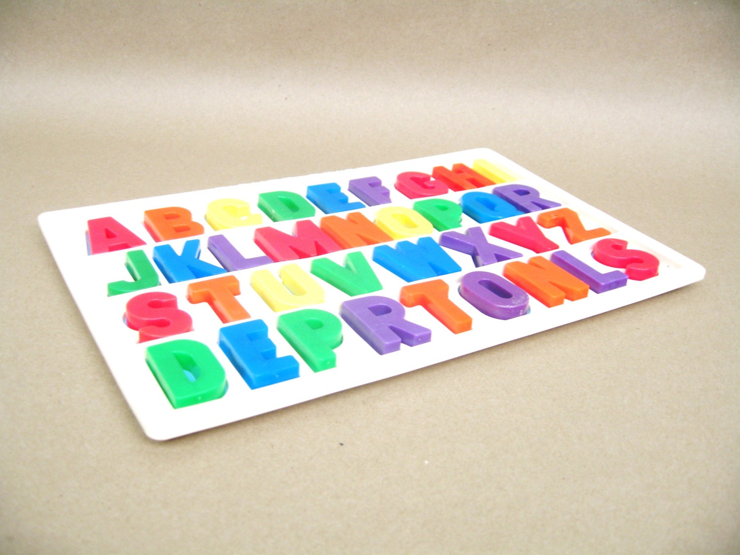 Vintage Fisher Price Large Letter Magnets/Board