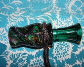 Abalone Acrylic handmade quackpipe duck call by Hot Off the Lathe