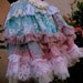 skirt, bustle skirt, steampunk, marie antoinette, layers and frills, ruffles,pastel,capelet,women fashion, dance, gypsy,performance,fusion
