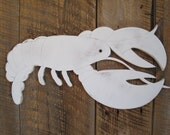 Wooden Lobster Sign- Ocean Beach Decoration