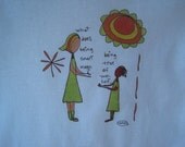 tshirt adult size M saying what does being smart mean.  being true of yourself.