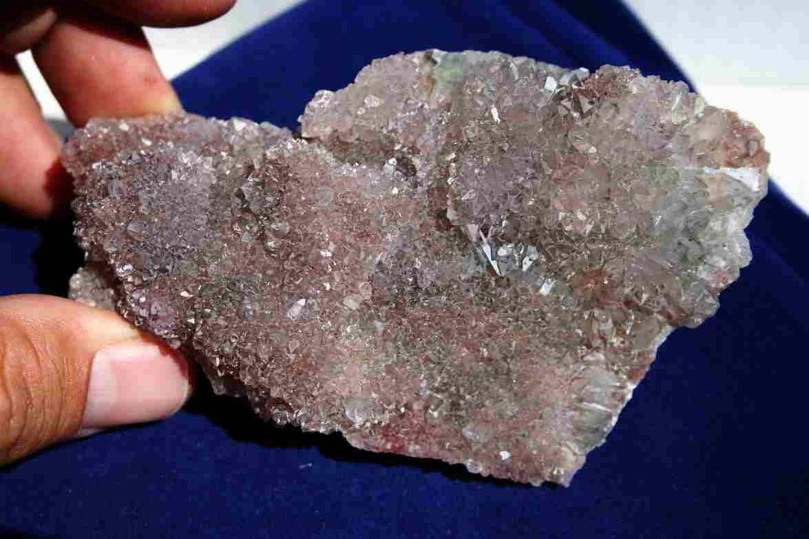 Amethyst Flowers Purple Druzy Plate