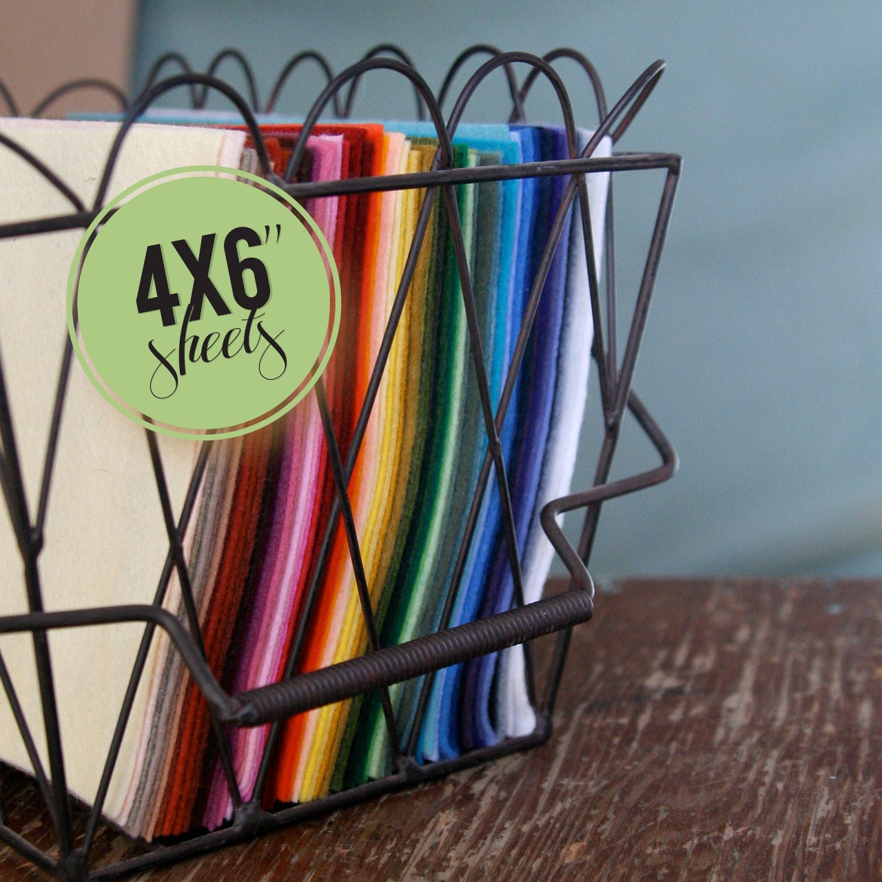 The 4x6" Collection: 80 sheets of wool blend felt by Benzie