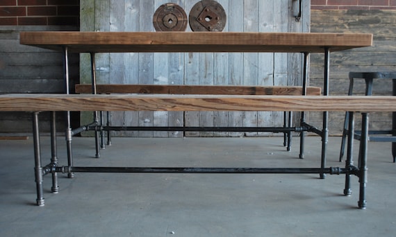 High bar table made of reclaimed wood. We create them in alny size. 84" l x 28" w x 42"  tall