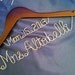 BONUS GIFT- Wedding dress hanger, personalized bridal hanger, bridal gift, wedding hanger, wire name hanger