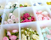 Vintage Roses Pearls Destash Lot Vintage 1980s Victorian Style Trim Supplies Adornments Instant Collection