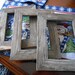 3)Rustic 5x7 Aged BarnBoard Picture Frames  Driftwood Barn Siding