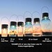 Garden Solar Jar Lights 6 Mason Jar Solar Lids Garden Decor, Weddings, Outdoor and Garden Lighting, 6 Hanging Mason Jar Lids Only, No Jars
