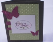 Happy Birthday Butterfly card with Stampin' Up