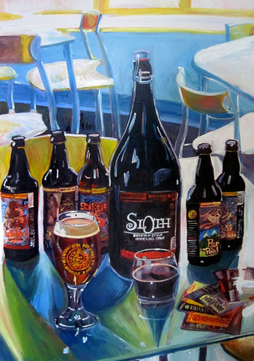 Beer Art Print of Midnight Sun Brewing Co. Classics - 12" x 17"