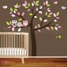 Vinyl Wall Decal Stickers Owl Tree Set Nursery Girls Baby
