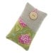 Fabric iPhone 5 case / iPhone 4 protector / iPod sleeve / pink flowers over green