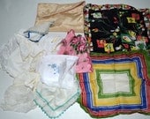 Lot 11 of Vintage Hankies and Hankie Holder