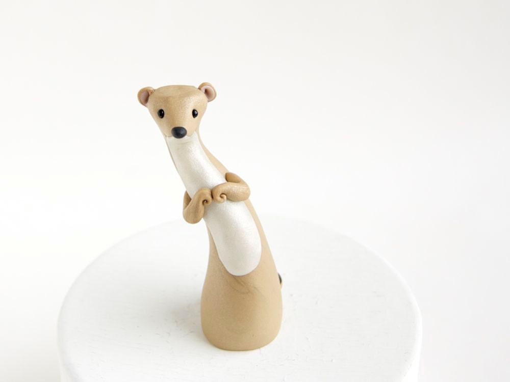 Weasel Figurine by Bonjour Poupette