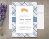 Baby Shower Invitations, Woodie Surfer