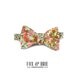 Rust Floral Bow Tie