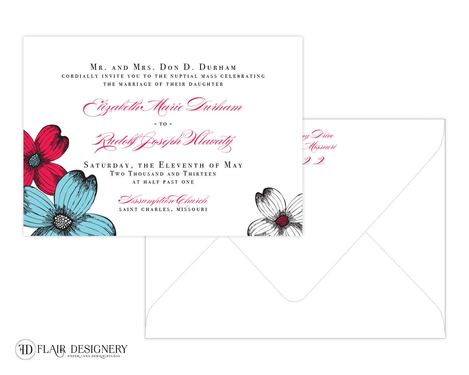 Garden Secret Wedding Invitation - Set of 50 - by Flair Designery Il_170x135