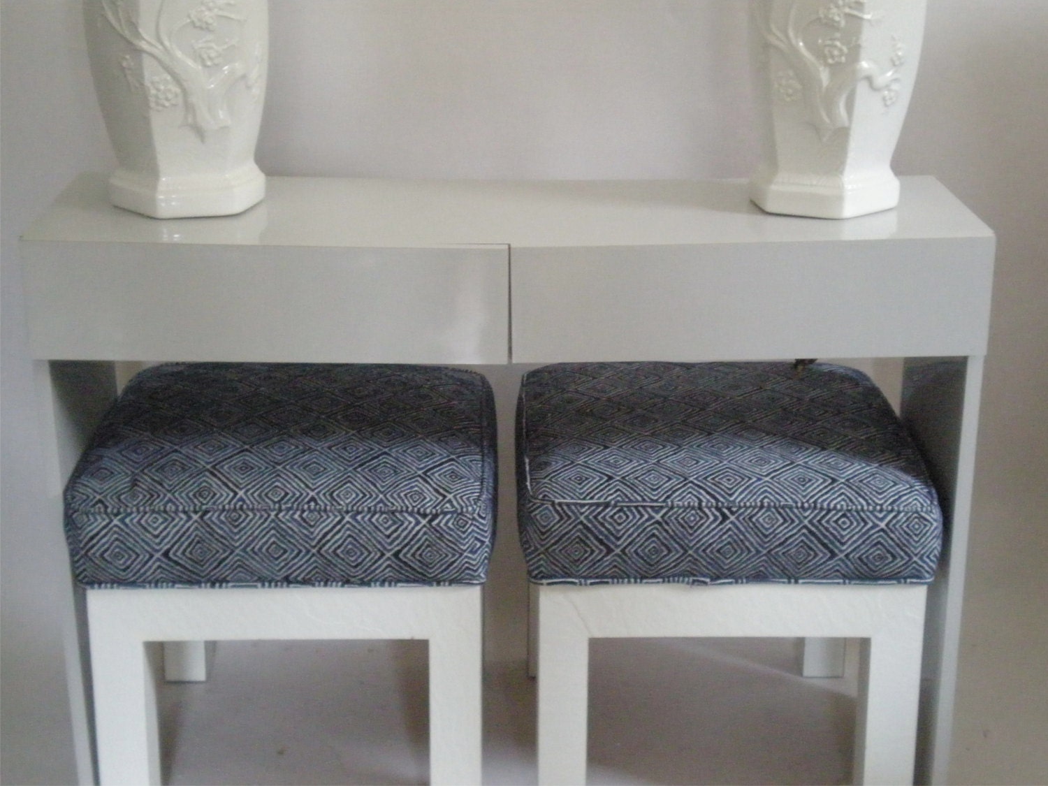 Vintage 70's Parson Stools / Pair