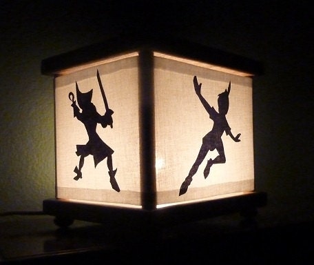 Peter Pan Night Light Lamp Tinker Bell Crocodile Captain Hook