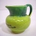 Mini Green Pitcher Souvenir Pottery Garden of the Gods Colorado Springs Rustic Country Decor