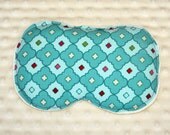 Eye Mask- Cold/Flu Edition- Teal and Light Yellow