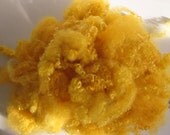 BFL Yellow locks , spinning fiber