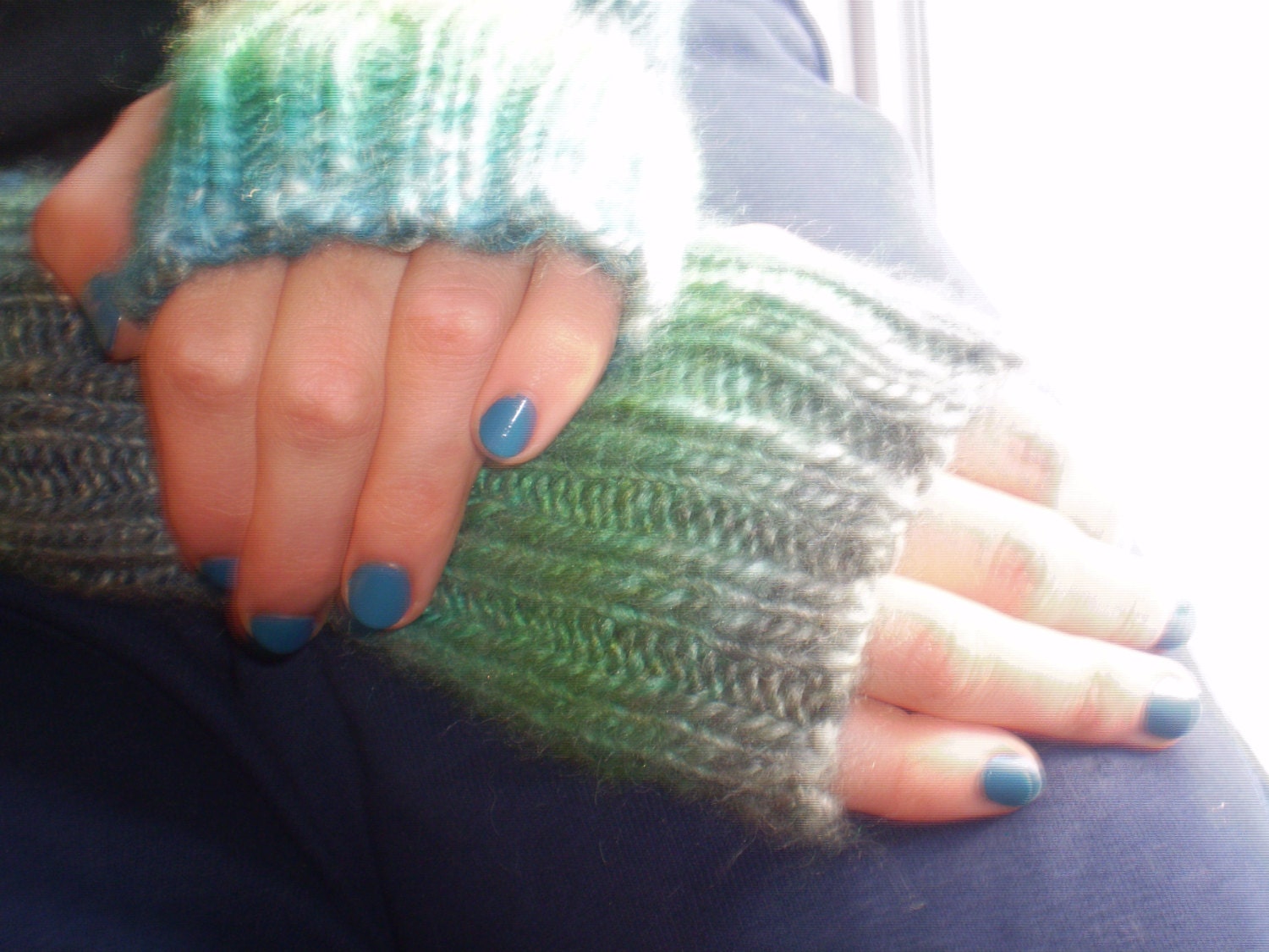 Finger Free Mitts - Fingerless gloves in 'Carnival'
