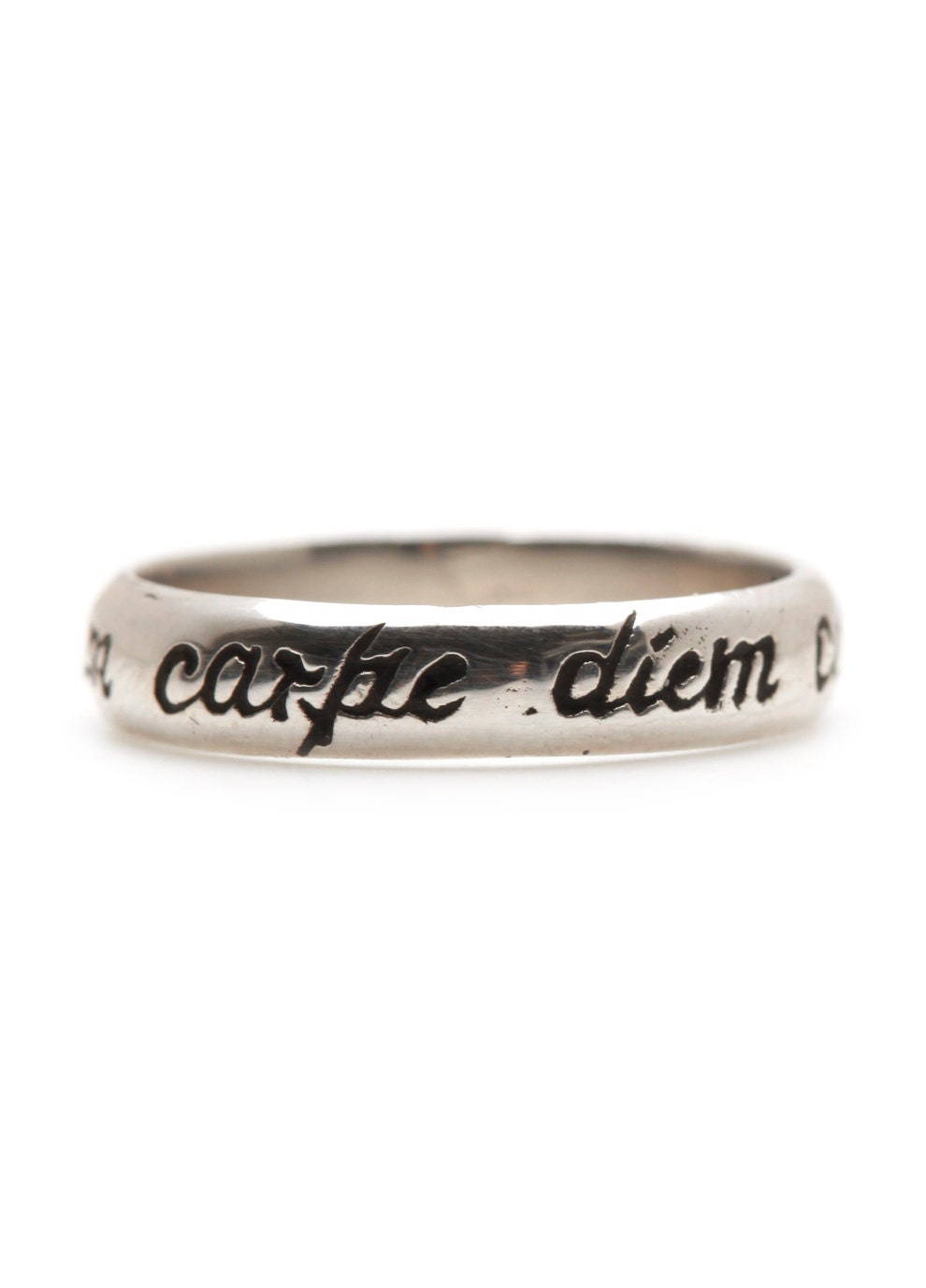 Carpe Diem 925 Sterling Silver Engagement Wedding Bnads Rings Ring Jewelry Jewellery CDR-107