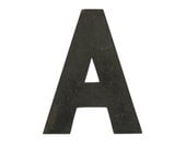 antique metal theatre marquee letter - A