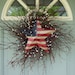 Summer Wreath - Patriotic Wreath - Fourth of July Wreath - Star Wreath - Flag Wreath