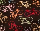 Bicycle Reversible Tie On Dog Bandana