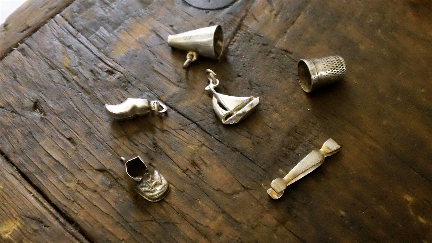vintage sterling silver charms