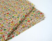 Vintage 1930s Dress Fabric Powder Puff Muslin Floral Yardage