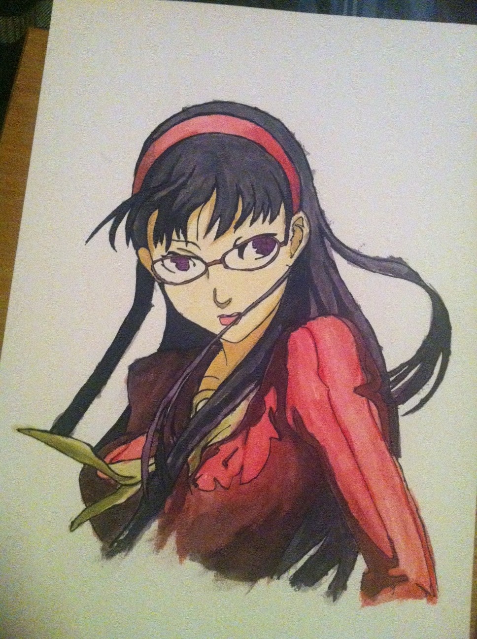 Yukiko in watercolor